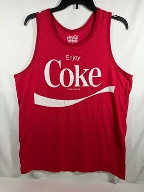 Coca-Cola Red Tee with White Vintage Logo